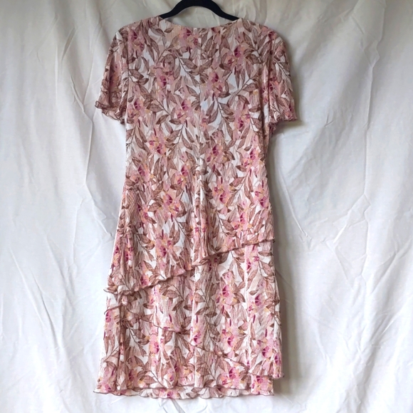 Connected Apparel Faux Pleat Dress - Picture 7 of 7